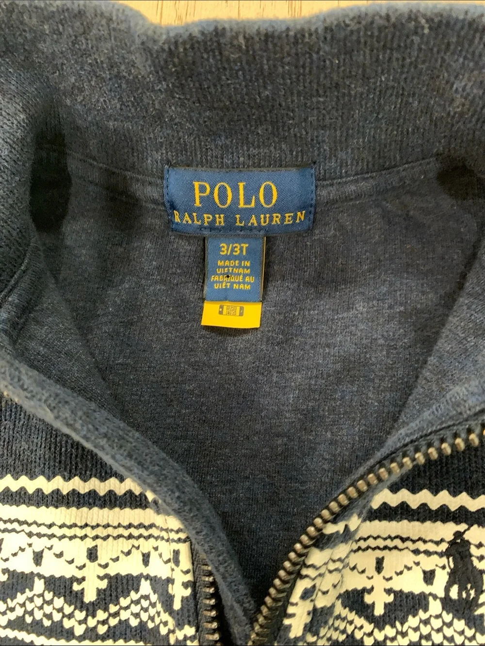 Polo by Ralph Lauren Navy Half-Zip Pullover Size 3T